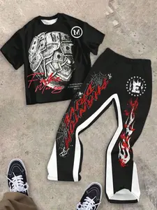 SAMPLEI 2025 Y2K Streetwear Teen Boys 2pcs Set SAMPLEI 2025 Y2K Streetwear Teen Boys 2pcs Set