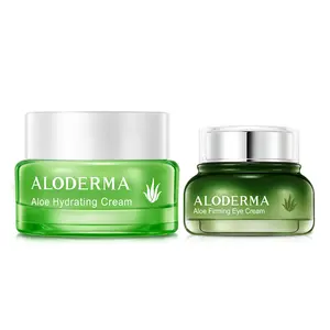 Aloderma Aloe Cream Set, 2 pieces - Hydrating Cream, Firming Eye Cream