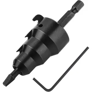 Conduit Reamer, Pipe Reamer Tool with Improved Bit Retention, Reaming Screwdriver for 1/2-Inch, 3/4-Inch and 1-Inch Conduit Pipe, Deburring and Chamfering