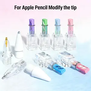 Compatible Apple Pencil Tip for iPad, Creative Lipstick Shape, Anti-Drop Protection Case, Fits Pencil 1/2/pro/USB-C, Handwriting Pen Tip