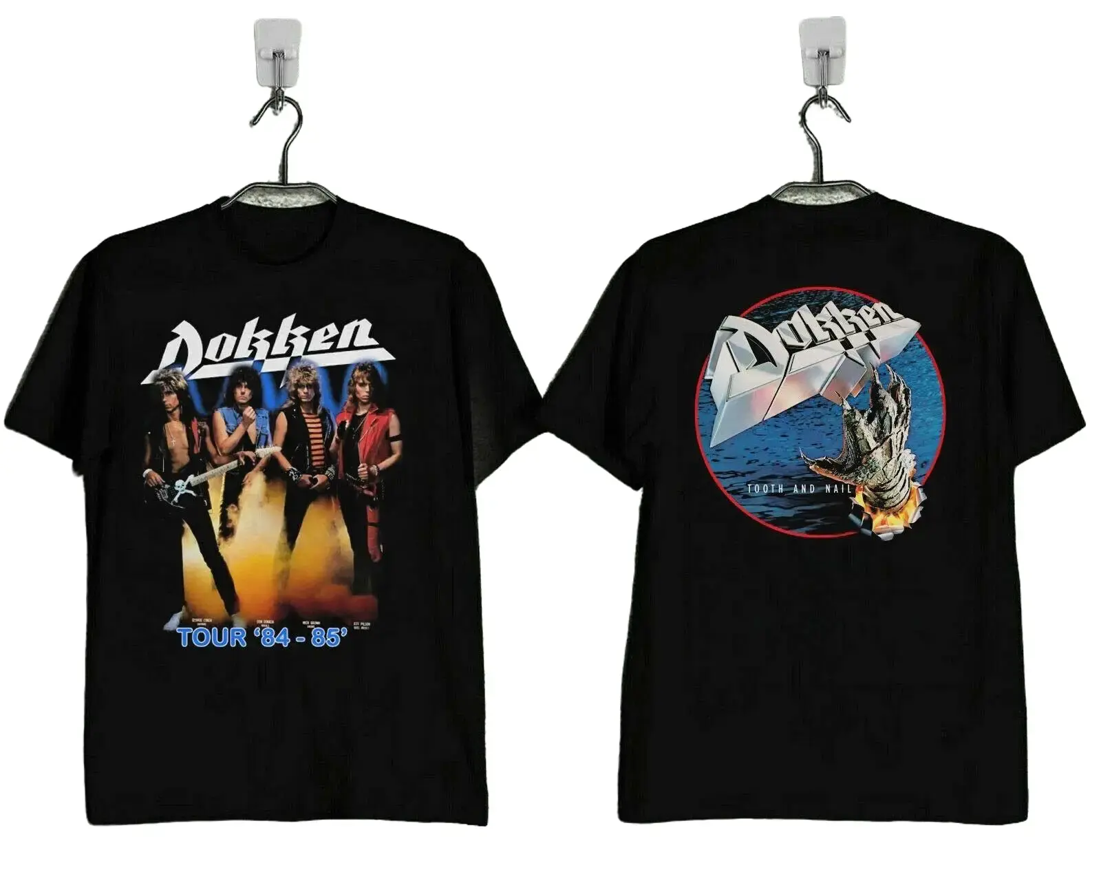 DOKKEN TOOTH & NAIL 1984 - 85 TOUR CONCERT TOP GILDAN T SHIRT REPRINT