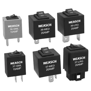 9038 Relay Bypass Switch, Relay Tester, Fuel Pump Bypass Switch Kit, Pack of 6 (9038 W/O Wire)