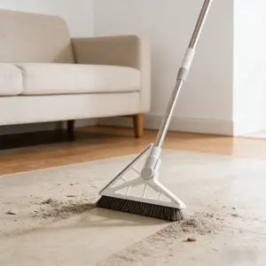 2-In-1 Grout Brush Bathroom Toilet Tile Scrubber Hard Bristle Floor Cleaner No Dead Angle Gap Cleaning Tool Home Use