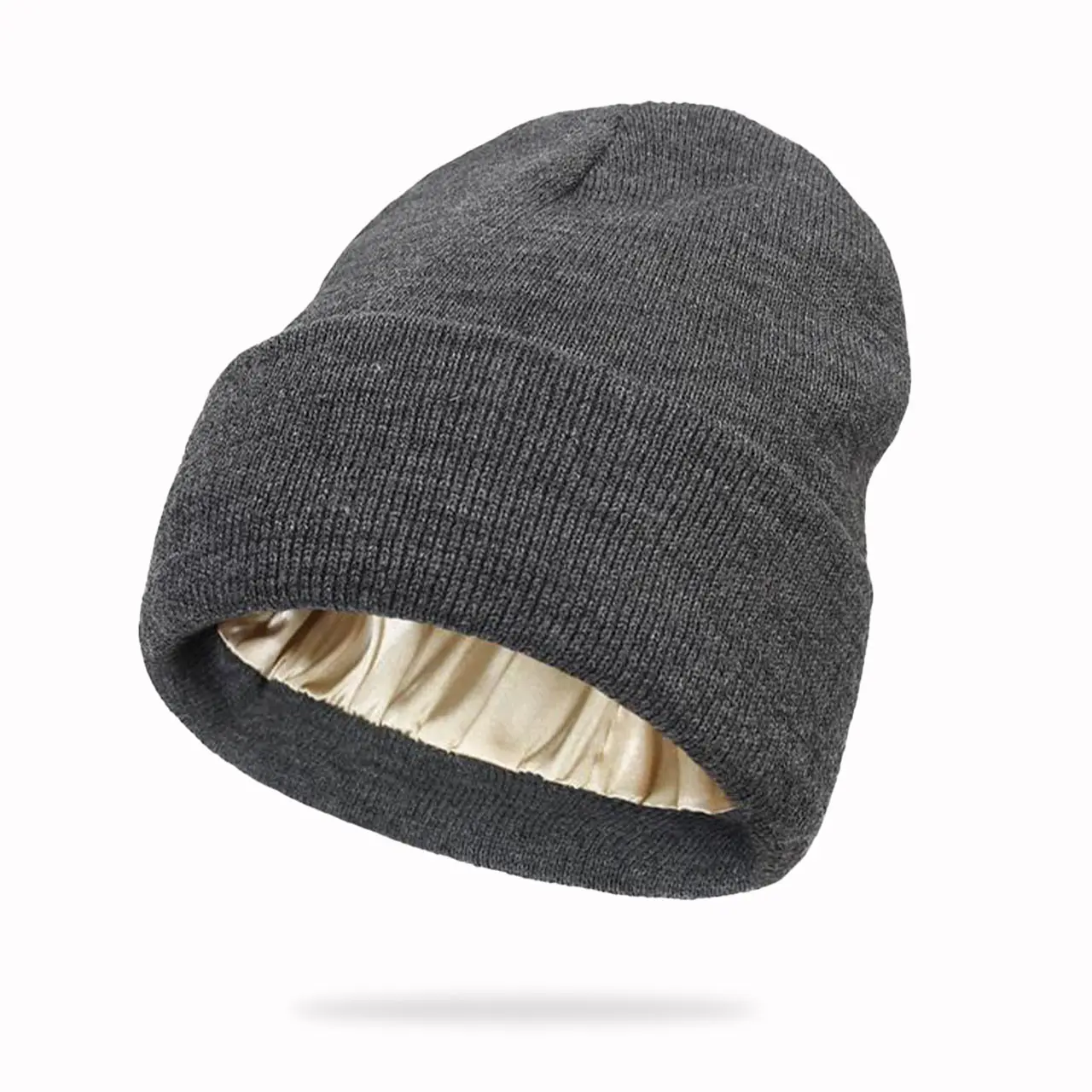 GOECI Unisex Solid-Color Knit Hat - Warm Winter Fashion Accessory with Comfortable Fit, Versatile Styling for Everyday Wear, Ideal Gift for Him