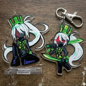 2 styles Forsaken Acrylic Keychains, Forsaken Roblox - Mach Bag Charms Gifts