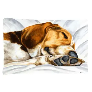 Carolines Treasures  Beagle Bliss Fabric Standard Pillowcase