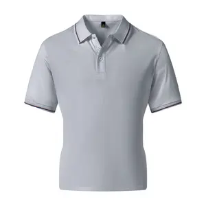 Men's Polo Shirt – Soft and breathable short-sleeved polo shirt, comfortable and casual fit, classic collared shirt, suitable for work, golf, and everyday wear.