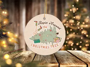 Howdy Christmas Ornaments Set 2 - 9 Piece Decorative Tree Ornaments for Festive Home Decor