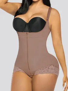 YZY Fajas 1Count Women's Shapewear Bodysuit, Butt Lifting and Tummy Control, Colombian Shapewear With Hip Triangle Hooks, Suitable For Various Occasions