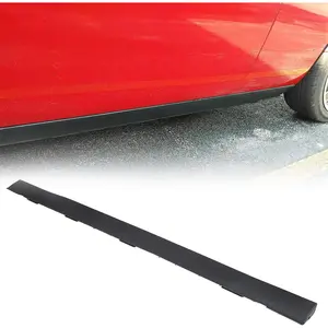 KQQIO Door Exterior Rocker Panel Guard Compatible with 2008-2014 Dodge Challenger Driver Side Skirt Extension Rail Molding Trim Body Kit Replacement
