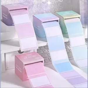 Cartoon Pattern Sticky Note, 4 Counts/set Cute Cartoon Error Note Sticker, Students Use Full Sticky Index Labels, Office Stationery & Supplies