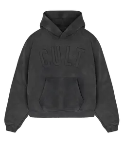 'CULT' Black Heavyweight Hoodie 'CULT' Black Heavyweight Hoodie
