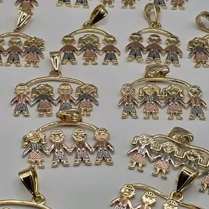 25 Wholesale Boys and Girls  Elegant Unisex Charms - Pendant Design, Accent, Practical Gift, Stylish Accessory; Available as Singles or with Necklaces for Gifting to Loved Ones