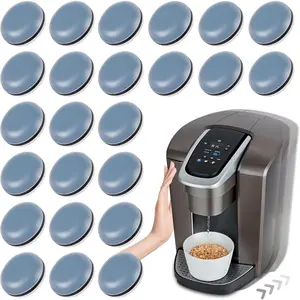 Appliance Sliders for Kitchen 24 PCS Self-Adhesive Small Kitchen Finds Appliance Slider Hacks Easy to MovIing & Space Saving Must Have Home Gadgets Mixer Accessories for Countertop