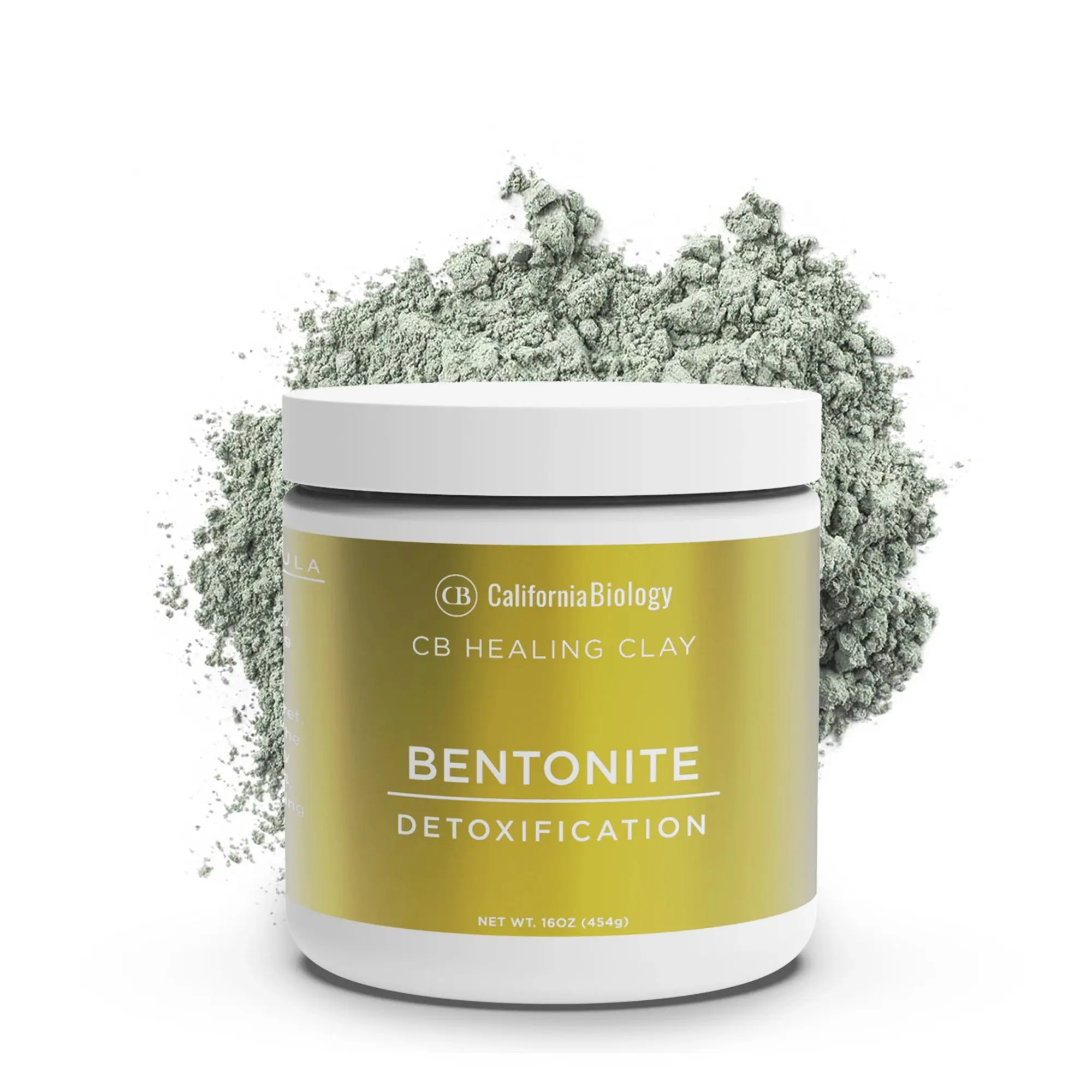 Calcium Bentonite Clay Mask, Deep Cleansing (16 oz. jar)