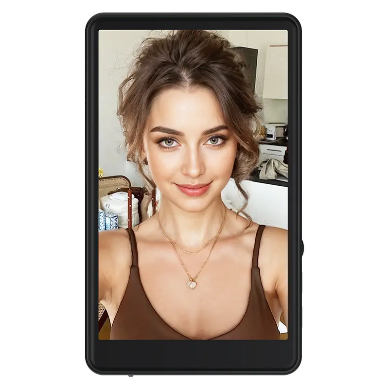 Mobile Phone Vlog Selfie Monitor Screen, 1080P Wireless Recording, Using Phone Rear Camera for Selfie Vlog Live Stream TikTok, Magnetic Compatible with (Support 4K 30fps Wired Recording) OutdoorFun
