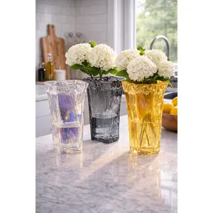 Multiple Colors Glass Vase