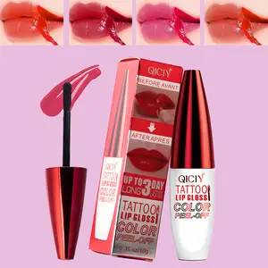 Long Lasting Peel-off Lip Gloss, 1 pcs Moisturizing Hydrating Glossy Lip Glaze Stick,Plumping Lip Stick for Girls & Women Makeup