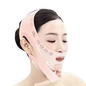 1/2pcs V Line Lifting Mask Chin Strap for Sleeping: Double Chin Reducer Face Lift Up Belt - Chin Jaw Exerciser Strap for Women Men Facial Beauty Devices