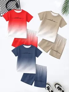 Short Sleeve Set, Fashionable and Comfortable, Ideal for Beach, Home, Travel, Spring Summer, Multi-Piece Pack