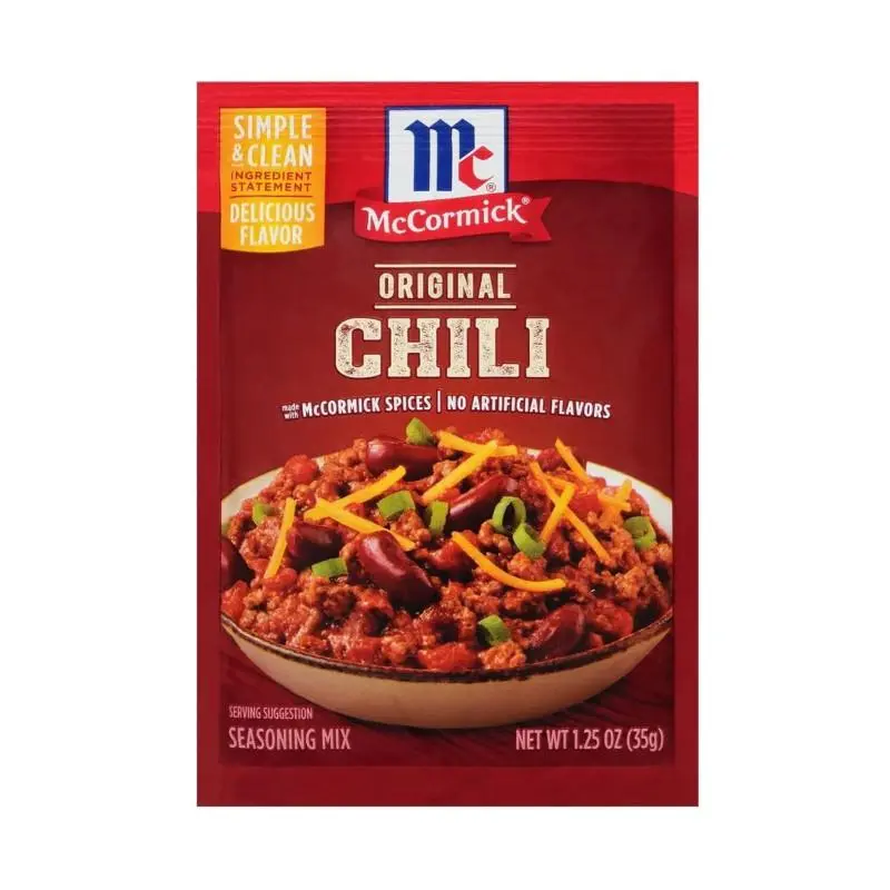 24x McCormick Chili Original Seasoning Mild Spice Blend for Cooking Seasoning 1.25oz
