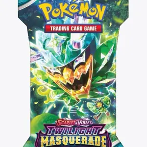 Pokémon Twilight Masquerade Sleeved Booster Pack - Trading Card Game Featuring Scarlet & Violet Characters