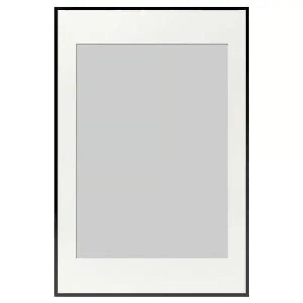 Frame, black, 24x35 ¾ "Picture frames, poster frames, wall-mountable horizontally or vertically - slide-in frame strips, scratch-resistant wall gallery frames.