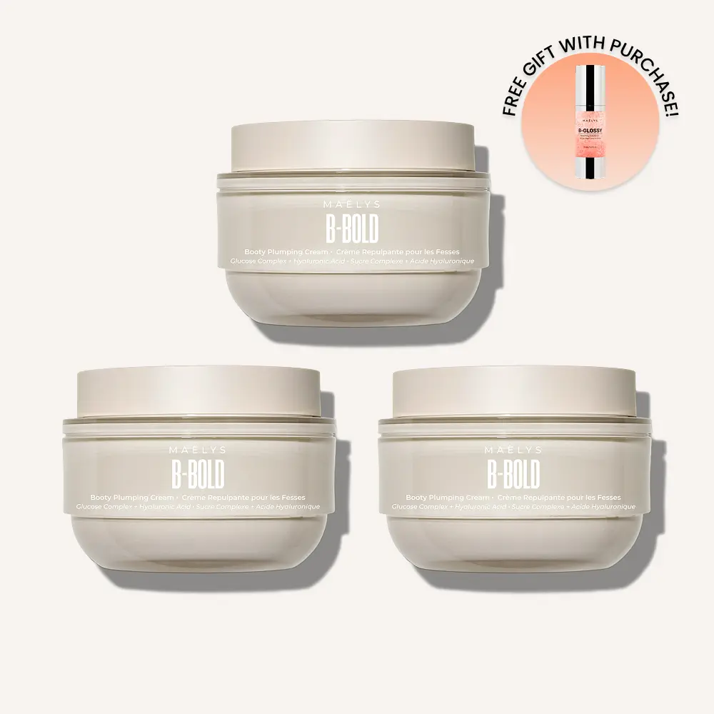 MAËLYS B-BOLD Volumizing Bum Mask x 3 | Save $24 | Hyaluronic Acid Plumping Mask