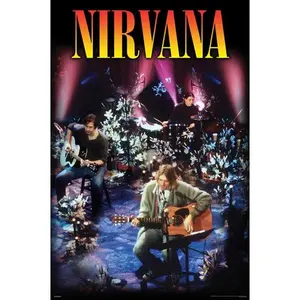 Nirvana Unplugged Poster - High-Quality Glossy Paper Posters