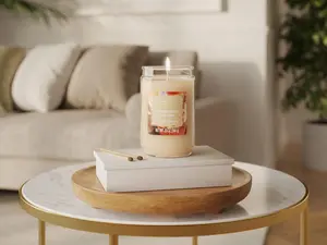 Mainstays Single-Wick Scented Glass Jar Candle, Frosted Spice Cupcakes, 20Oz. Candle-lite