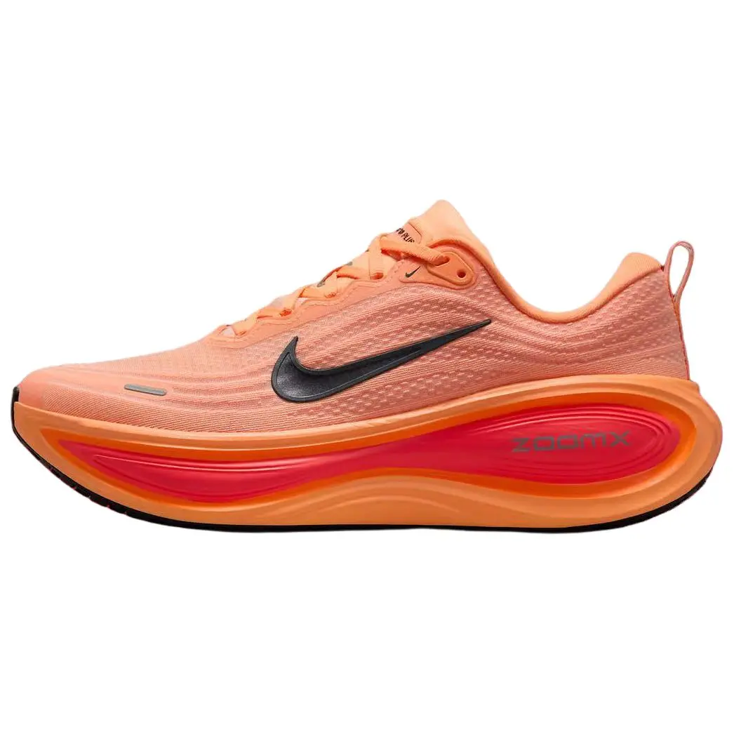 Men's Nike Vomero Plus Low-Top ZoomX Breathable, Lightweight Casual Running Shoes, Casual Running Footwear (Orange), Breathable Running Shoes