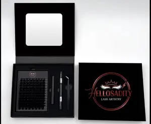Hello Sadity Lash Cluster Kit – Beginner Friendly DIY Lash Extensions (Reusable, Natural Volume)