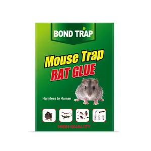 High-Quality BOND TRAP Rat Glue Traps - Non-Toxic Adjustable Sticky Boards with Acetone & Zinc Oxide, 3-Year Durability, Harmless to Humans & Pets for Mice & Rodents