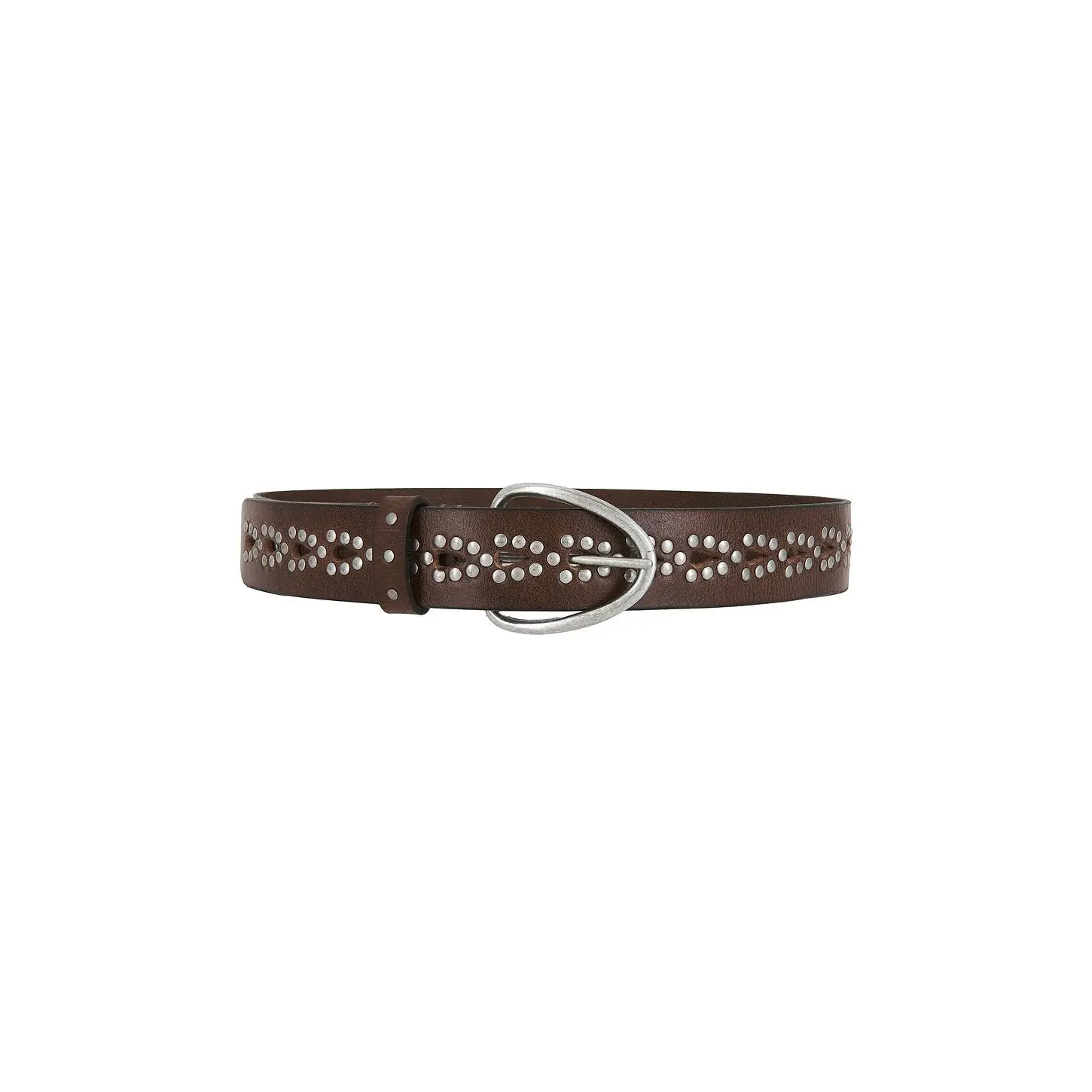Free People Wtf Preston Stud Belt in Mocha