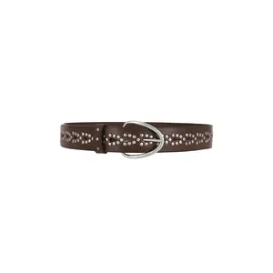 Free People Wtf Preston Stud Belt in Mocha