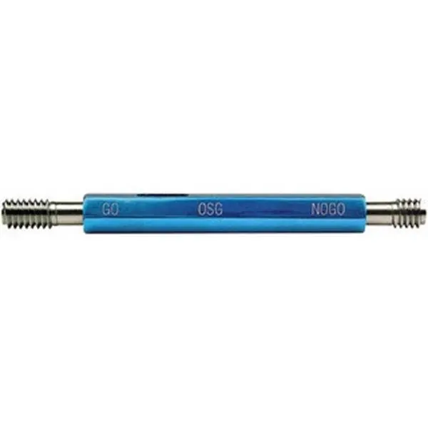 OSG USA, INC. Double End Plug Thread Gage Thread Checker - 3/8-24 Size, 2B Class, Go & No Go Handle Included, Manufacturer Part#: 1500102200, S/N: 55439848