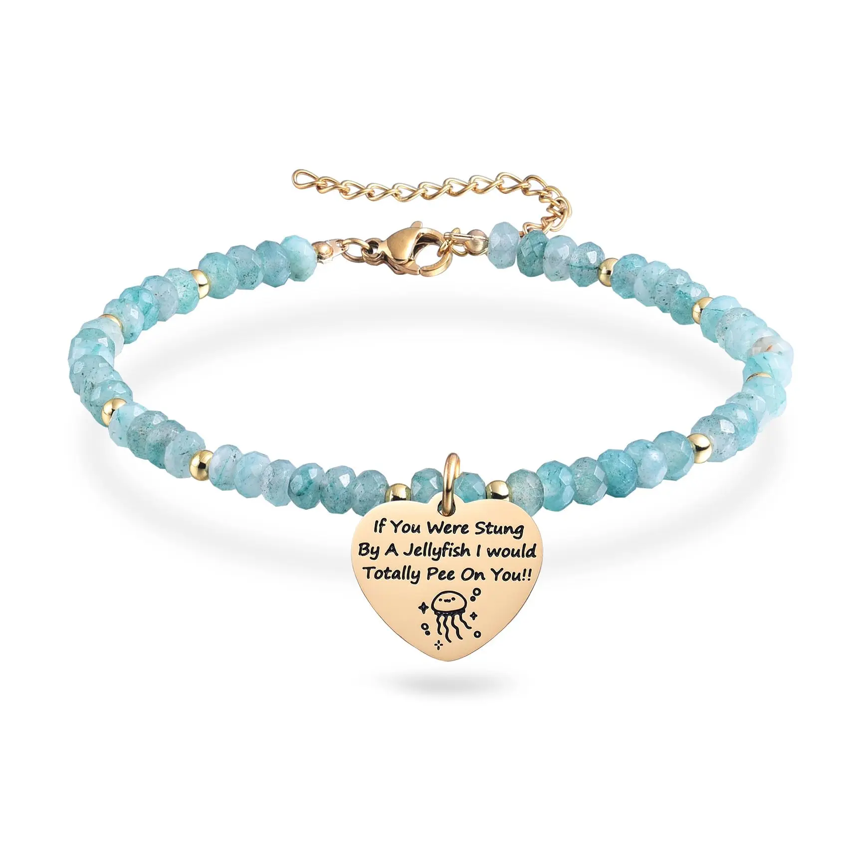 Friends Gifts Bracelets For Friend Women Sister Friendship Stone Jellyfish Tv Show Bracelet