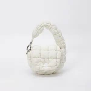 Trendy New Pleated Cloud Bag Mini Coin Purse Pendant Korean Style Storage Bag Portable Decorative All-Match Small Bag Daily Casual Versatile Fashion Accessory Lightweight Easy Carry Simple Stylish Design Perfect For Everyday Use And Outfit Matching