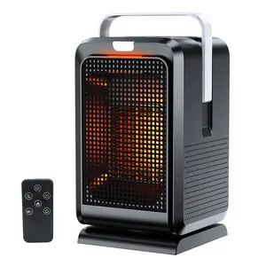 Smart Timer Space Heater – Small Electric Heater for Indoor Use: Office, Desk & Camping, Compact & Convenient