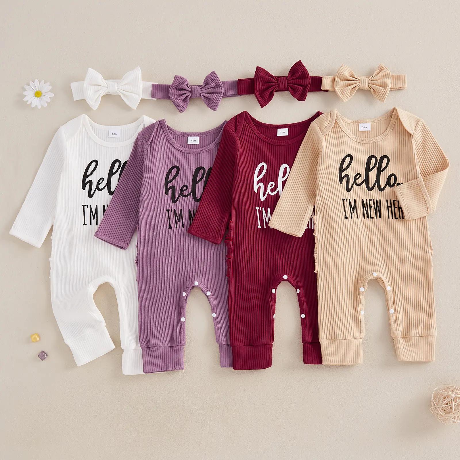 Baby Girl Clothes Newborn Hello World Outfit Long Sleeve Romper Jumpsuit Preemie Baby Girl Clothes Baby Girl Clothes Newborn Hello World Outfit Long Sleeve Romper Jumpsuit Preemie Baby Girl Clothes