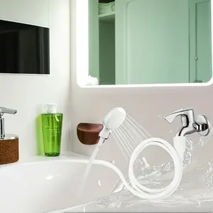 Handheld Shower Head for Bathroom, Quick Connect Faucet Sprayer, Home Use Pet Bathing Spray Nozzle, Easy Install Shower Accessories