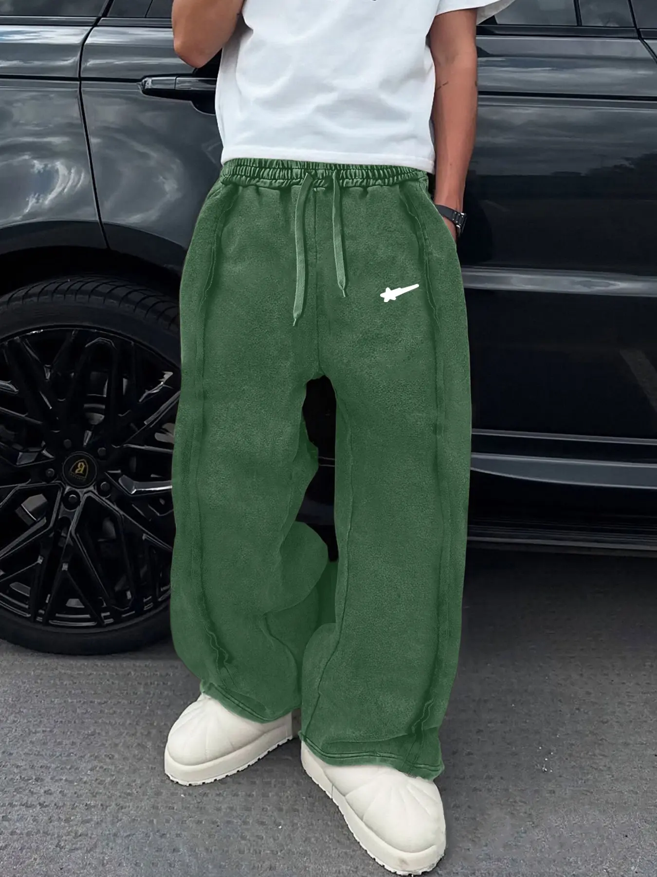 Men's Casual Soft Comfy Sweatpants, Unique Print, Washed Cotton Heavy Fabric, Unisex, All Seasons, Street Style Joggers
