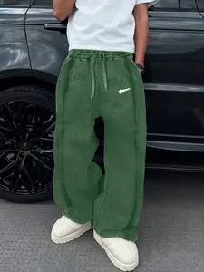 Men's Casual Soft Comfy Sweatpants, Unique Print, Washed Cotton Heavy Fabric, Unisex, All Seasons, Street Style Joggers