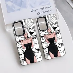 Dark Queen Style Phone Case Suitable for Xiaomi 15T 14T 13 12T 11 Poco X7 F7 X6 X5 Redmi Note 10 11 12 12s 13 14 Pro Plus 15 15C 10C 12C 13C 9A 9C 9T A1 A2 A5 K60 K40 Ultra Pro Lite 4G 5G Anti Fall Matte Back Cover