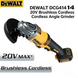 DEWALT DCG414 125MM Cordless Angle Grinder High Performance Handheld Power Tool With Solid Structural Design Suitable For Metal Cutting Grinding Polishing And Professional Construction Site Operations