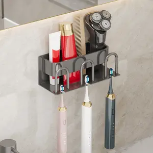 Toothbrush Holder, Toothpaste Holder Bathroom Counter Organizer, Sink and Vanity Storage Stand, Bathroom Accessories & Home Organization