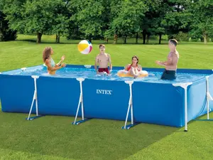 Rectangular Metal Frame Pool
