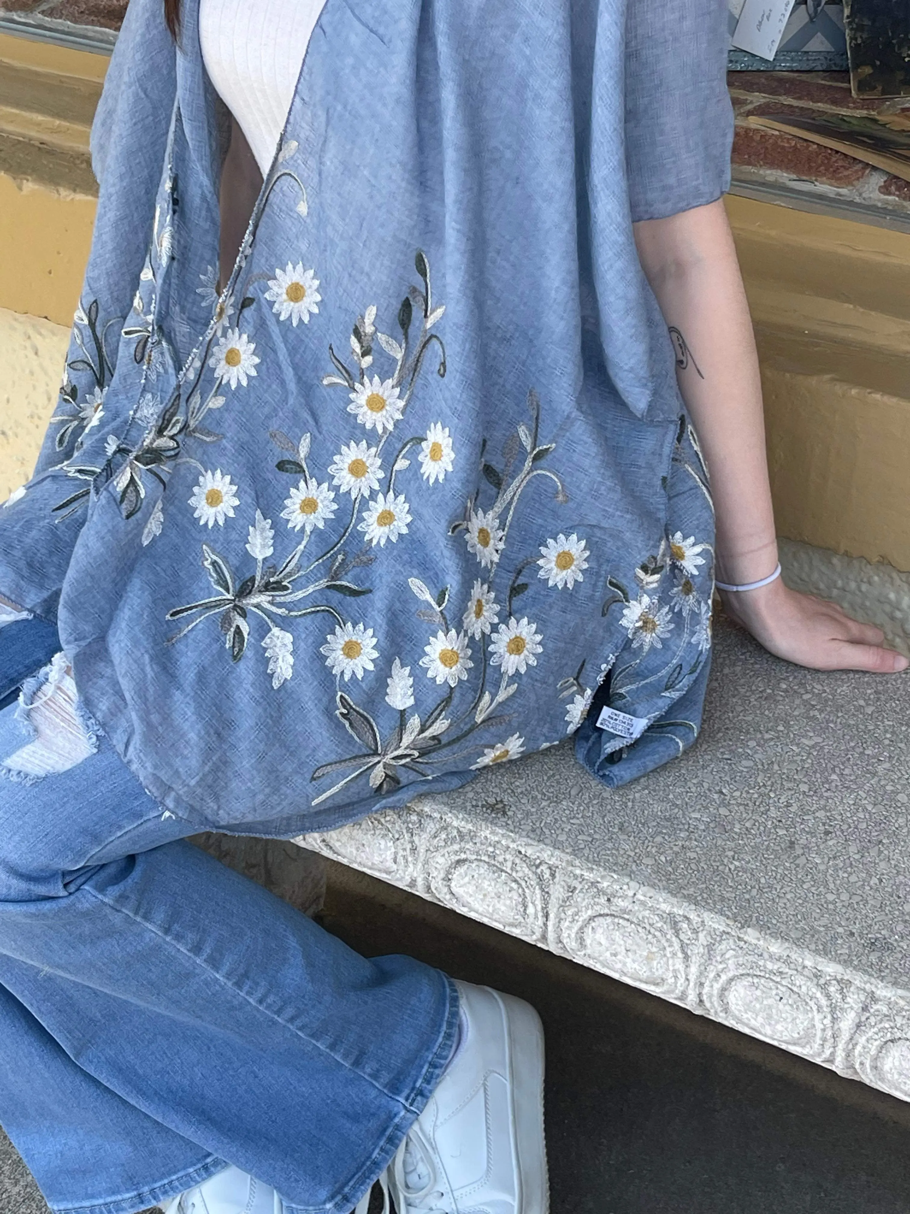 Spring Daisy Kimono