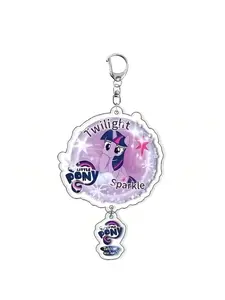 Cute Acrylic Keychain Backpack Charm Gift, School Uniform Accessory, Adorable Hanging Decoration, 1pc Keyring for Kids and Students