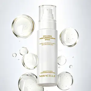 MIRACELLE Dual-Layer Serum Mist with Vitamin B5  Lightweight Hydrating Facial Spray  Water-Oil Moisture Balance Mist  Refreshing Glow Finish 100ml